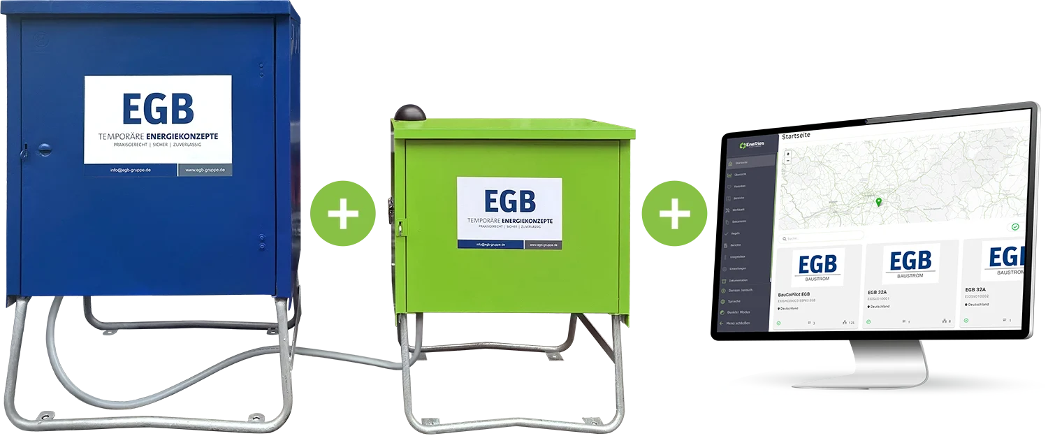 Hardware zur Energierversorgung von Baustellen