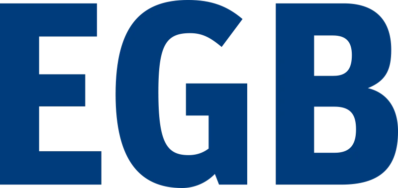 Logo EGB in blau
